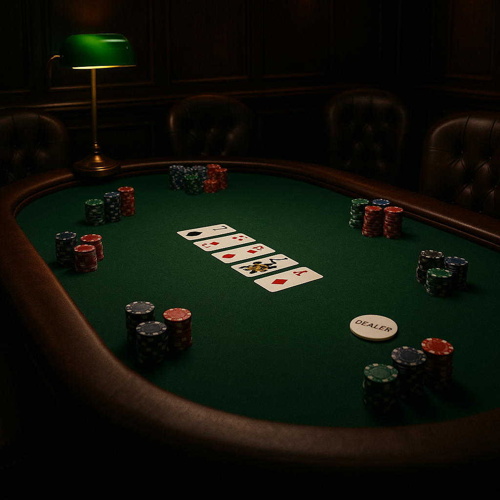 Wazbee - Poker Table Game - Texas Hold'em